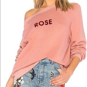 Wildfox Couture Rose Sweatshirt